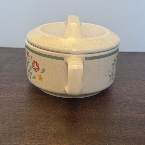 VTG Lenox Quakertown Temper-Ware Sugar with Lid Creamer Discontinued Replacement - Picture 12 of 16